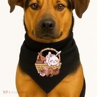 Fat Easter Bunny Cute USA-Made Doggie Bandana thumb 1