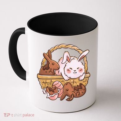 Fat Easter Bunny Cute Coffee Mug