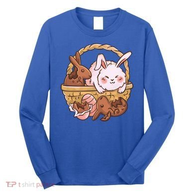 Fat Easter Bunny Cute Long Sleeve Shirt