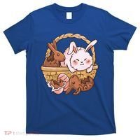 Fat Easter Bunny Cute T-Shirt thumb 0