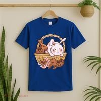 Fat Easter Bunny Cute T-Shirt thumb 2