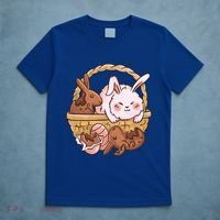 Fat Easter Bunny Cute T-Shirt thumb 5