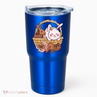 Fat Easter Bunny Cute Tumbler