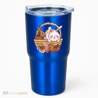 Fat Easter Bunny Cute Tumbler thumb 0