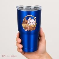 Fat Easter Bunny Cute Tumbler thumb 2