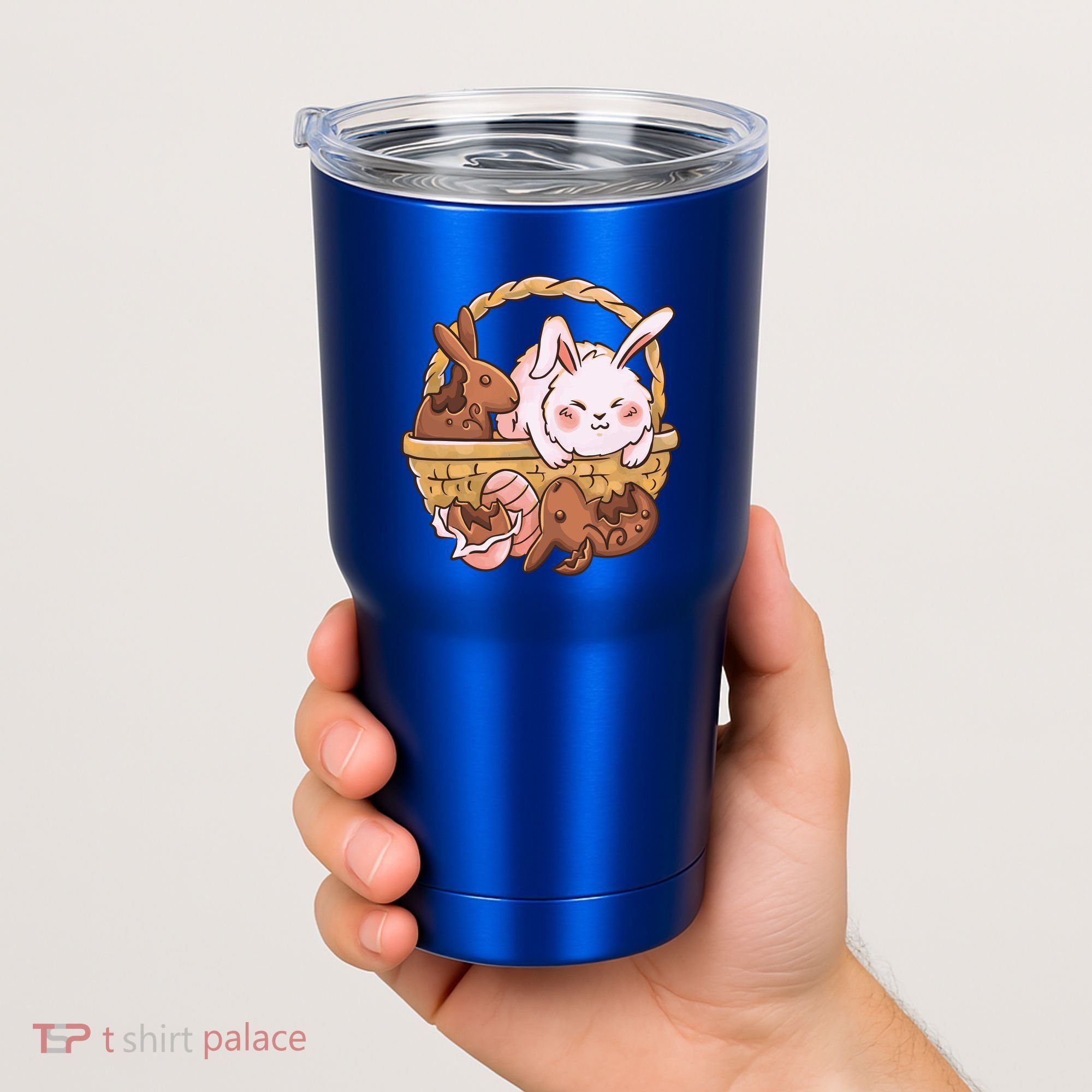 Fat Easter Bunny Cute Tumbler