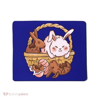Fat Easter Bunny Cute Mousepad