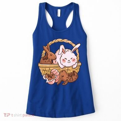 Fat Easter Bunny Cute Women's Tank Top