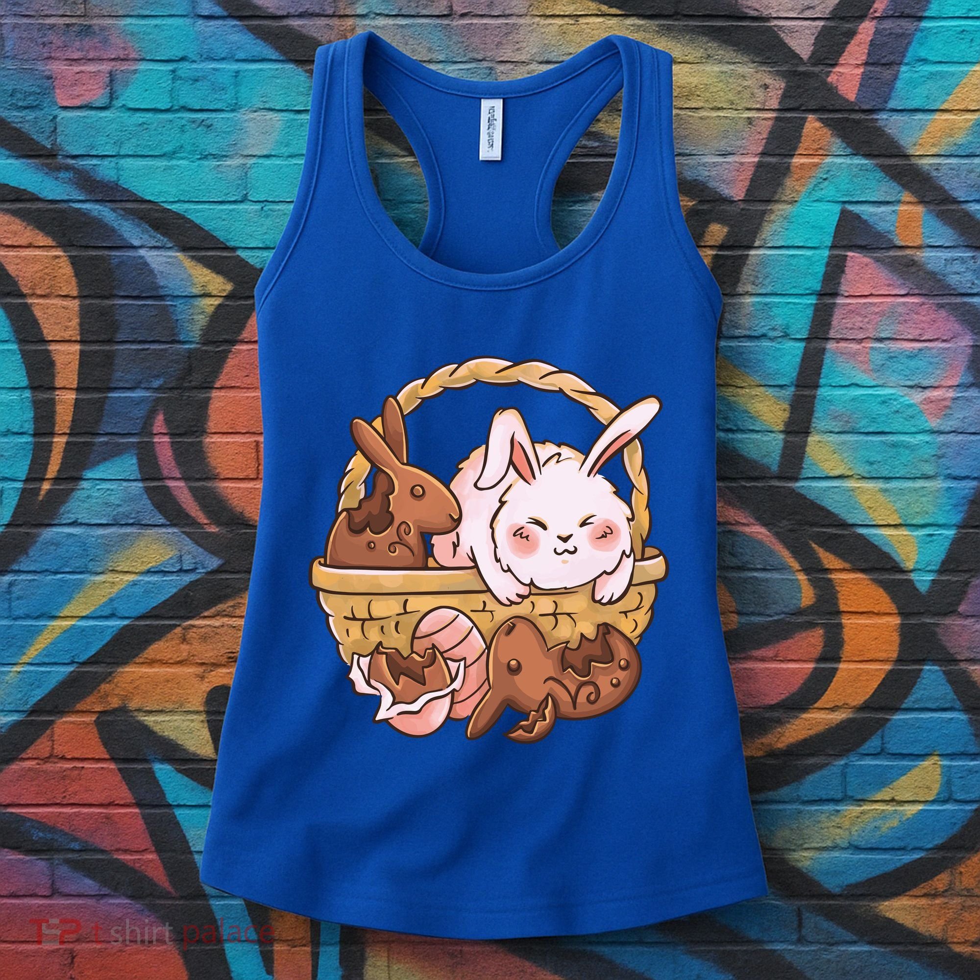 Fat Easter Bunny Cute Women's Tank Top