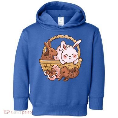 Fat Easter Bunny Cute Toddler Hoodie