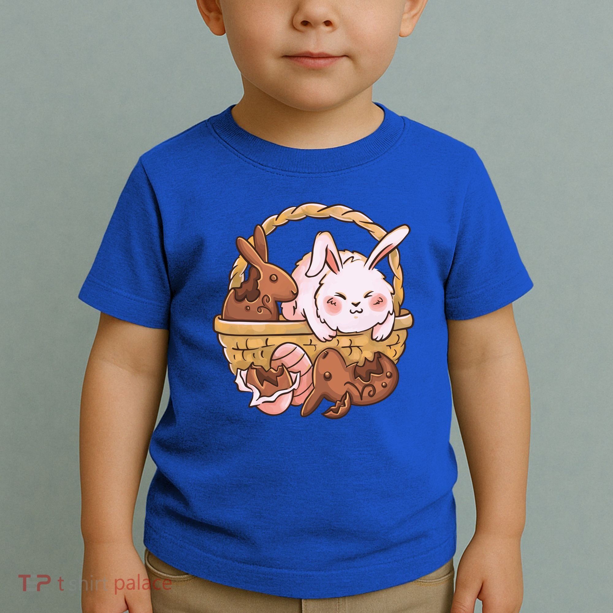 Fat Easter Bunny Cute Toddler T-Shirt