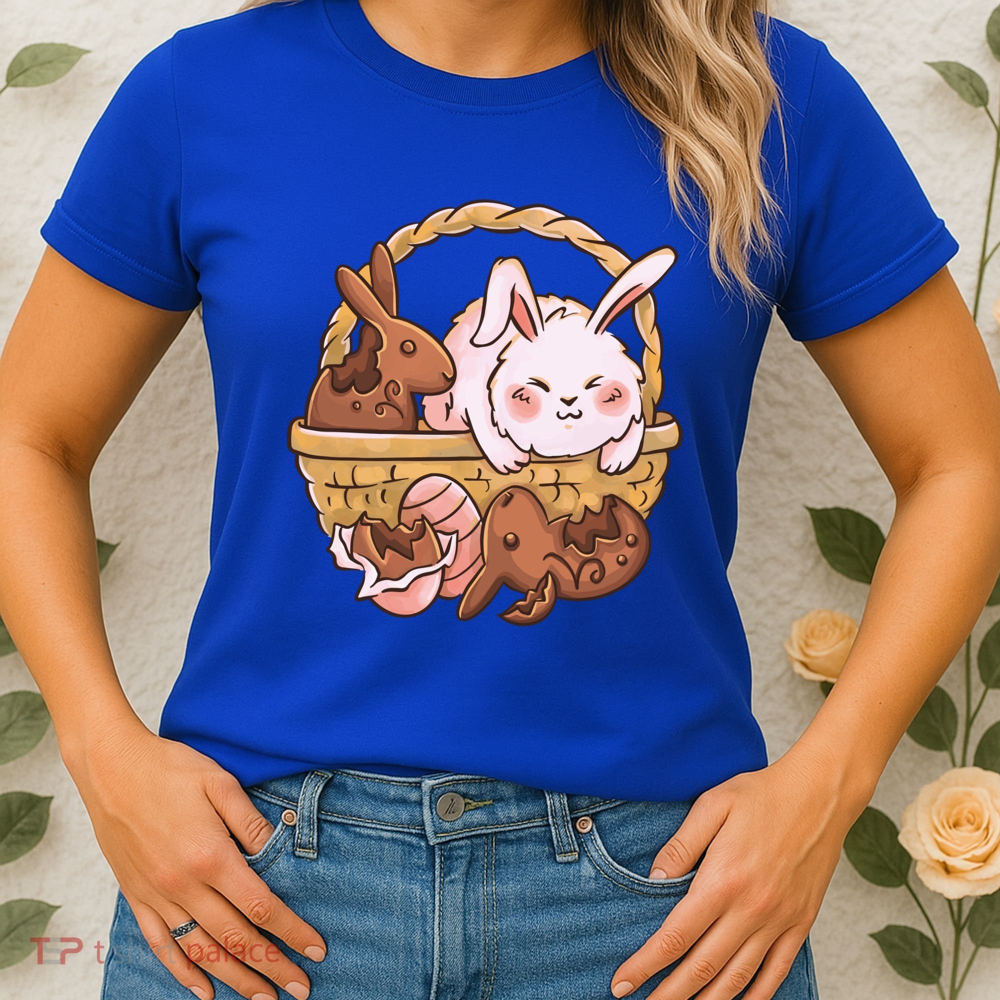 Fat Easter Bunny Cute Women's T-Shirt