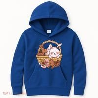 Fat Easter Bunny Cute Kids Hoodie thumb 0