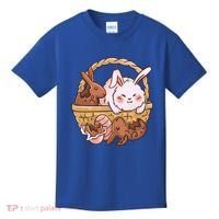 Fat Easter Bunny Cute Kids T-Shirt thumb 0