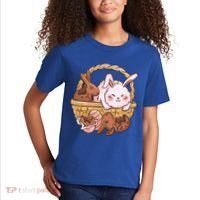 Fat Easter Bunny Cute Kids T-Shirt thumb 2