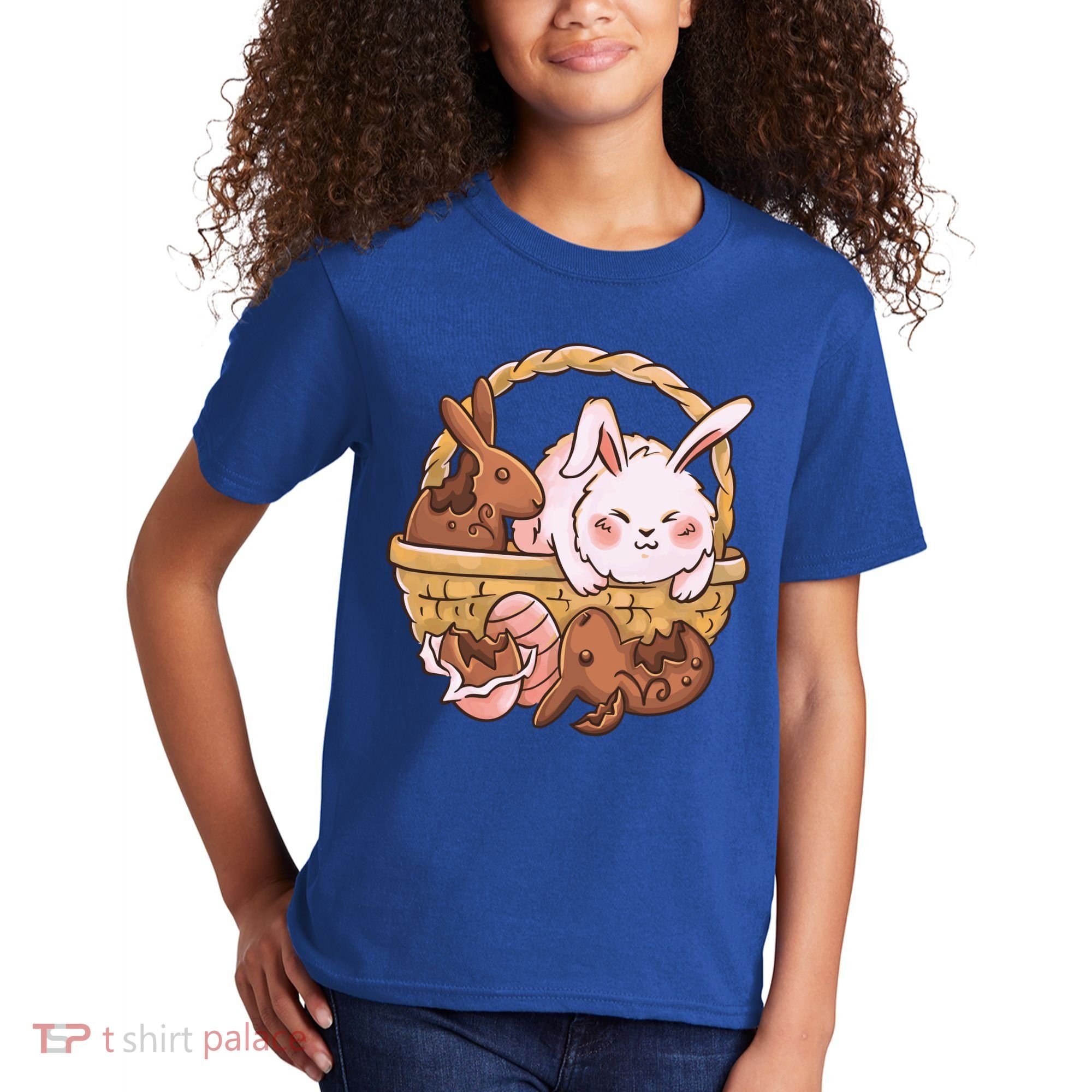Fat Easter Bunny Cute Kids T-Shirt
