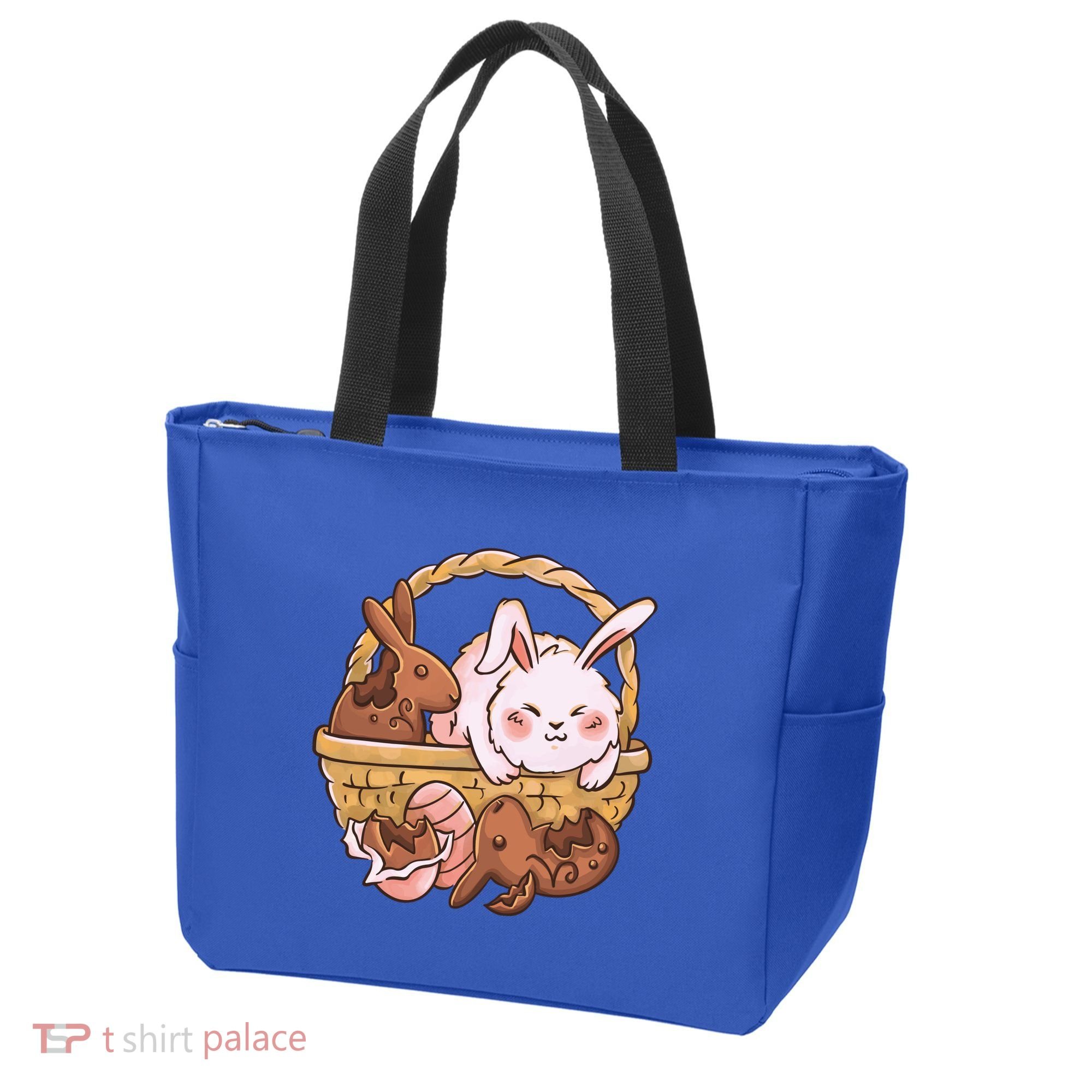 Fat Easter Bunny Cute Tote Bag