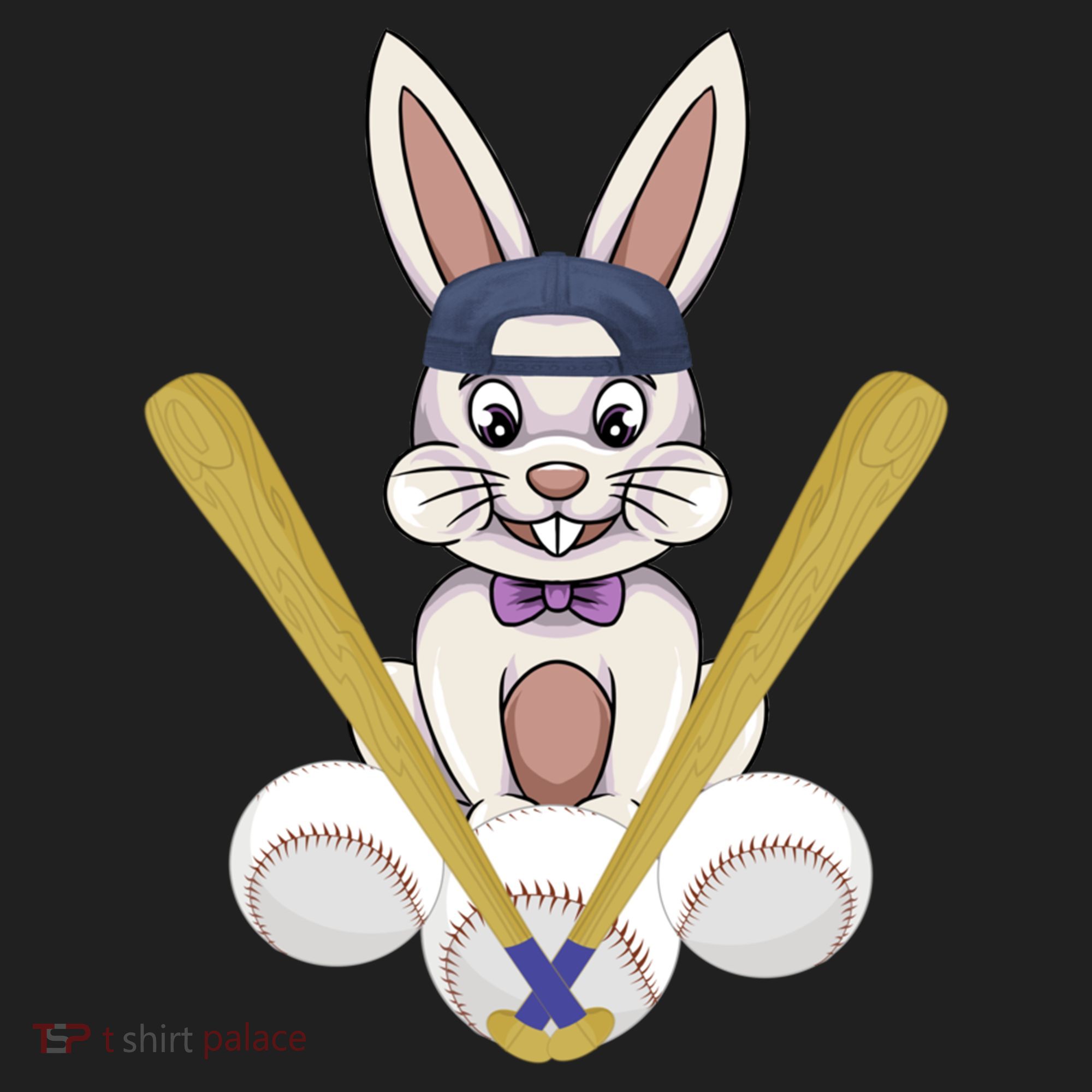 Funny Easter Bunny With Baseball Cap Baseball Lover Pitcher Funny Gift Women's Sweatshirt