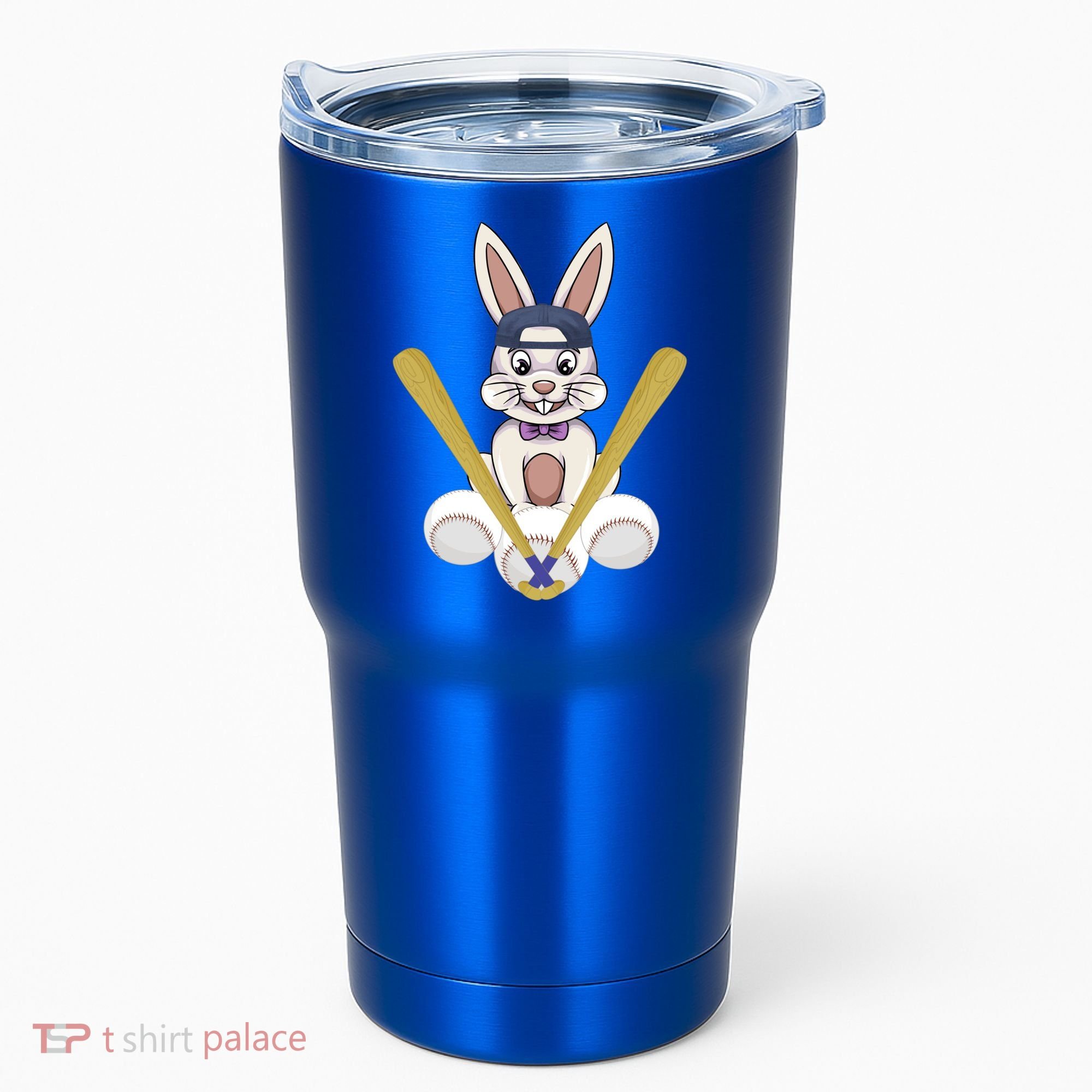 Funny Easter Bunny With Baseball Cap Baseball Lover Pitcher Funny Gift Tumbler
