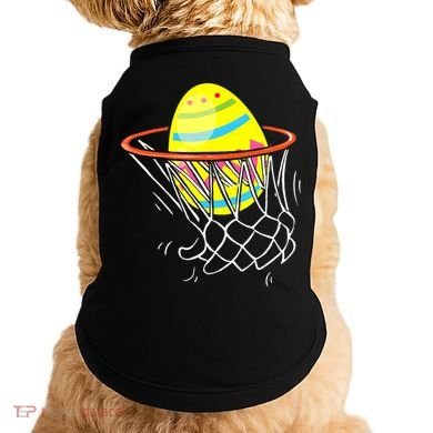 Funny Easter Basketball Egg Hunting Doggie Tank