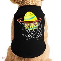 Funny Easter Basketball Egg Hunting Doggie Tank thumb 0