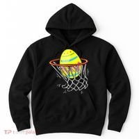 Funny Easter Basketball Egg Hunting Hoodie thumb 0