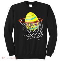 Funny Easter Basketball Egg Hunting Sweatshirt thumb 0