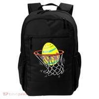Funny Easter Basketball Egg Hunting Backpack thumb 0
