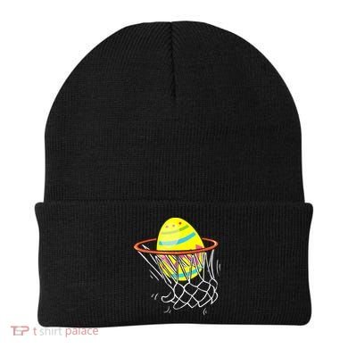 Funny Easter Basketball Egg Hunting Beanie