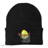 Funny Easter Basketball Egg Hunting Beanie thumb 0
