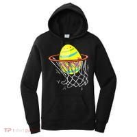 Funny Easter Basketball Egg Hunting Women's Hoodie thumb 0