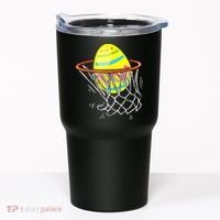 Funny Easter Basketball Egg Hunting Tumbler thumb 0