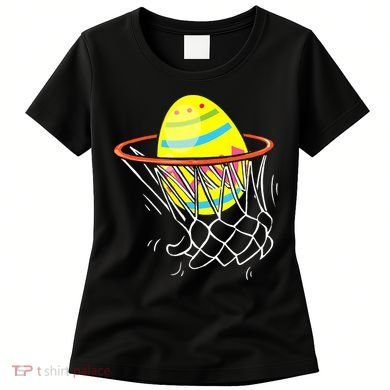 Funny Easter Basketball Egg Hunting Women's T-Shirt