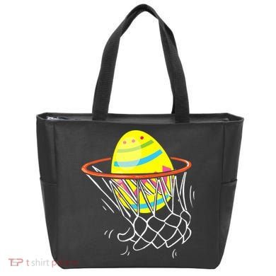 Funny Easter Basketball Egg Hunting Tote Bag