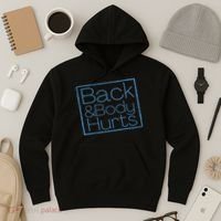 Funny Exercise Back And Body Hurts Funny Workout Hoodie thumb 3