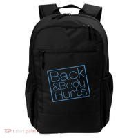 Funny Exercise Back And Body Hurts Funny Workout Backpack thumb 0