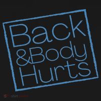 Funny Exercise Back And Body Hurts Funny Workout Polo thumb 3