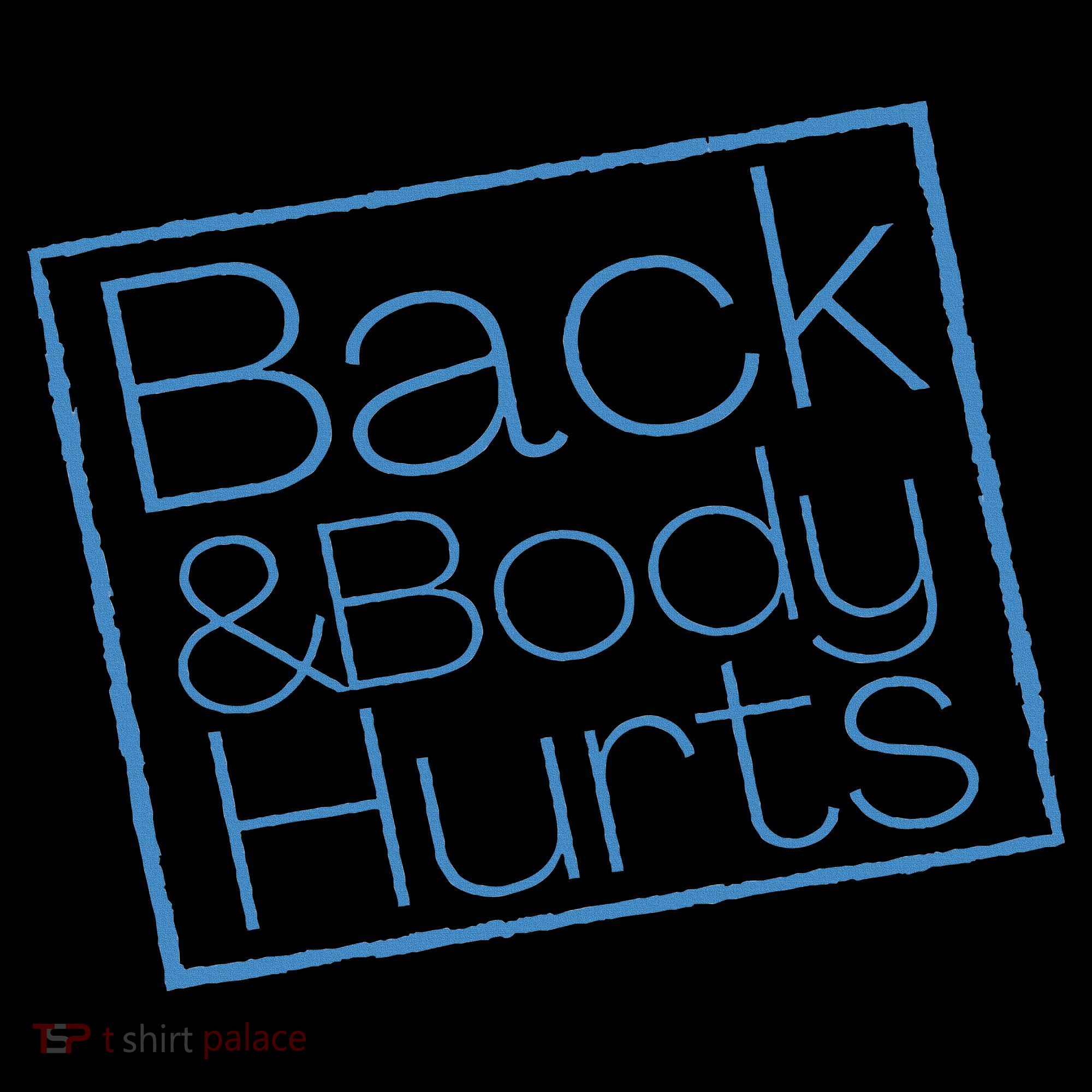 Funny Exercise Back And Body Hurts Funny Workout Mousepad