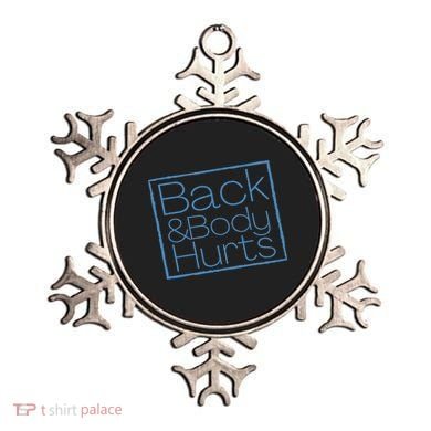 Funny Exercise Back And Body Hurts Funny Workout Ornament