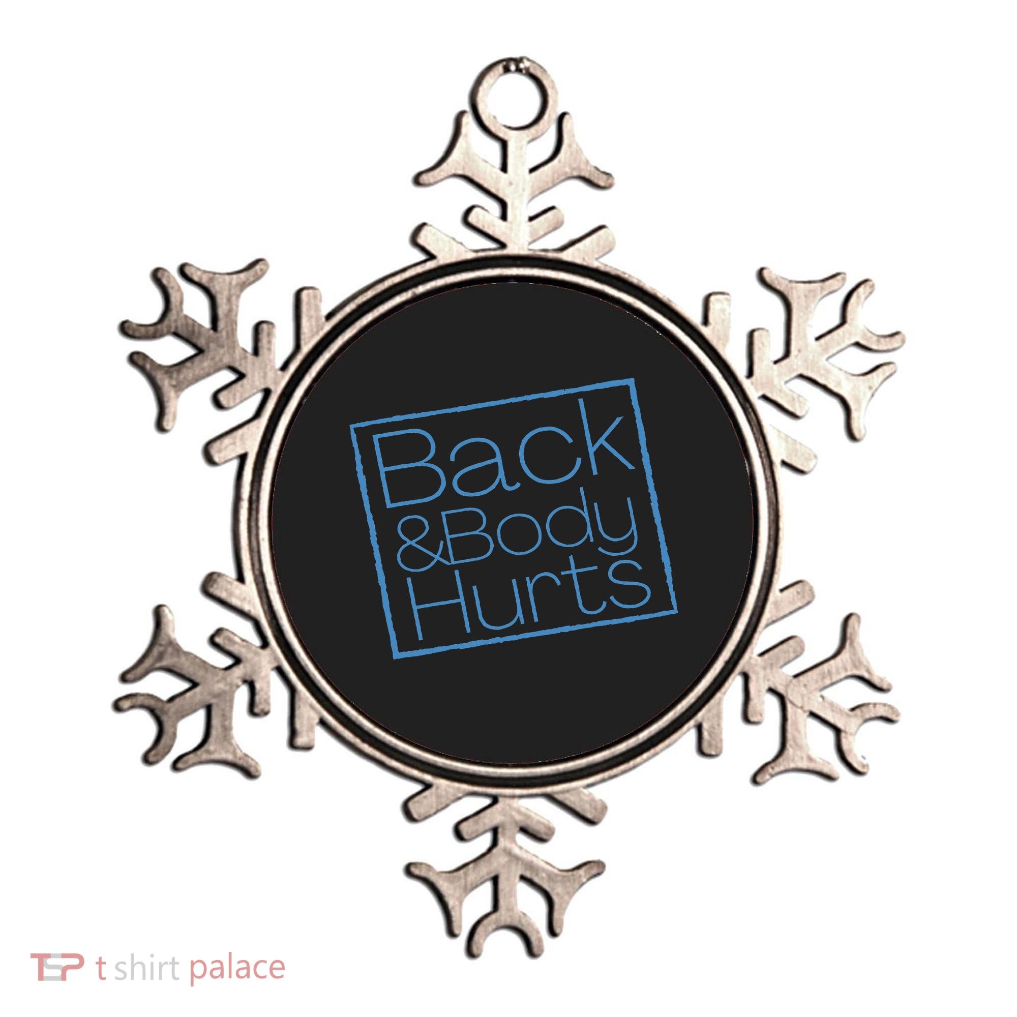 Funny Exercise Back And Body Hurts Funny Workout Ornament