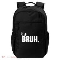Funny Easter Bruh Bunny Rabbit Ears Backpack thumb 0