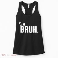 Funny Easter Bruh Bunny Rabbit Ears Women's Tank Top thumb 0