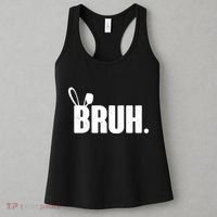 Funny Easter Bruh Bunny Rabbit Ears Women's Tank Top thumb 3