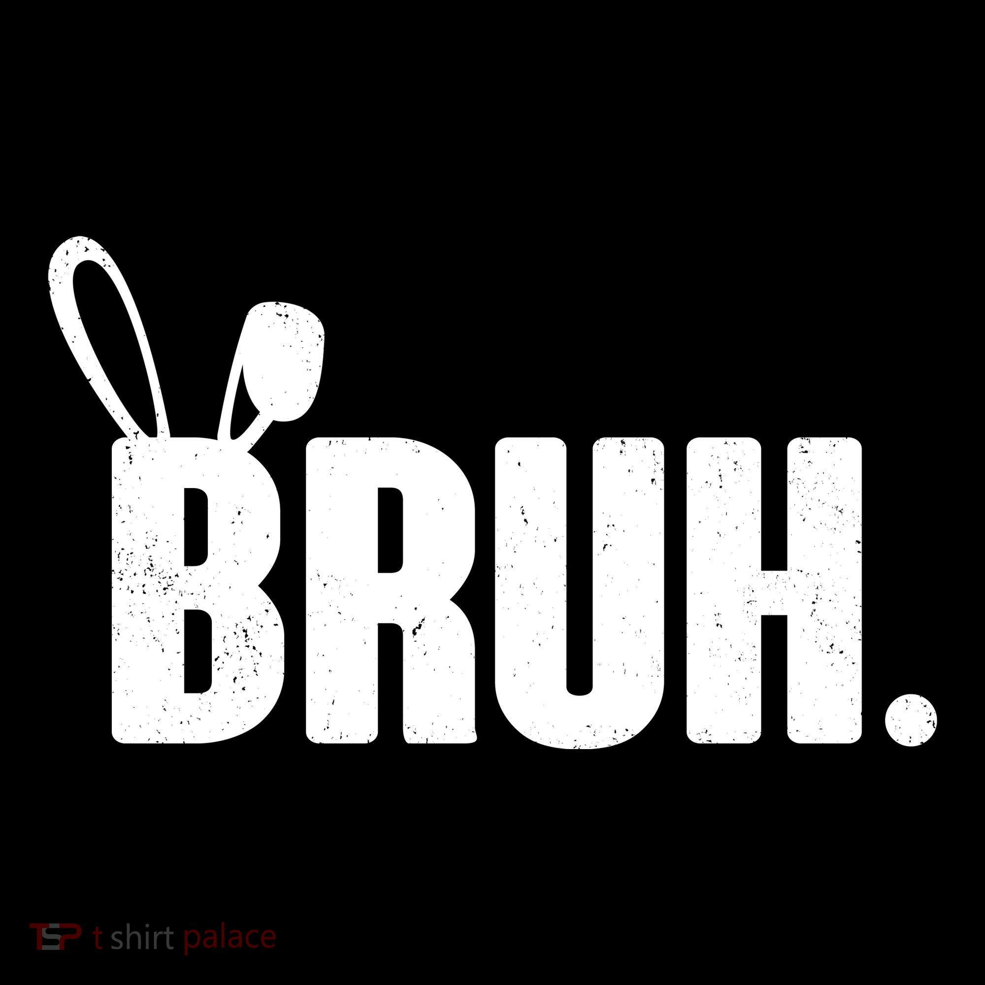 Funny Easter Bruh Bunny Rabbit Ears Women's Long Sleeve Shirt