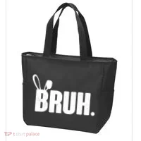 Funny Easter Bruh Bunny Rabbit Ears Tote Bag thumb 3
