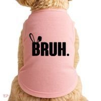Funny Easter Bruh Bunny Rabbit Ears Doggie Tank thumb 0