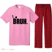 Funny Easter Bruh Bunny Rabbit Ears Pajama Set thumb 0