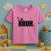 Funny Easter Bruh Bunny Rabbit Ears Toddler T-Shirt thumb 3