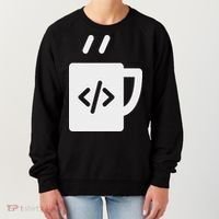 Front End & Back End Co Javascript Code Coffee Developer Programmer Women's Sweatshirt thumb 0