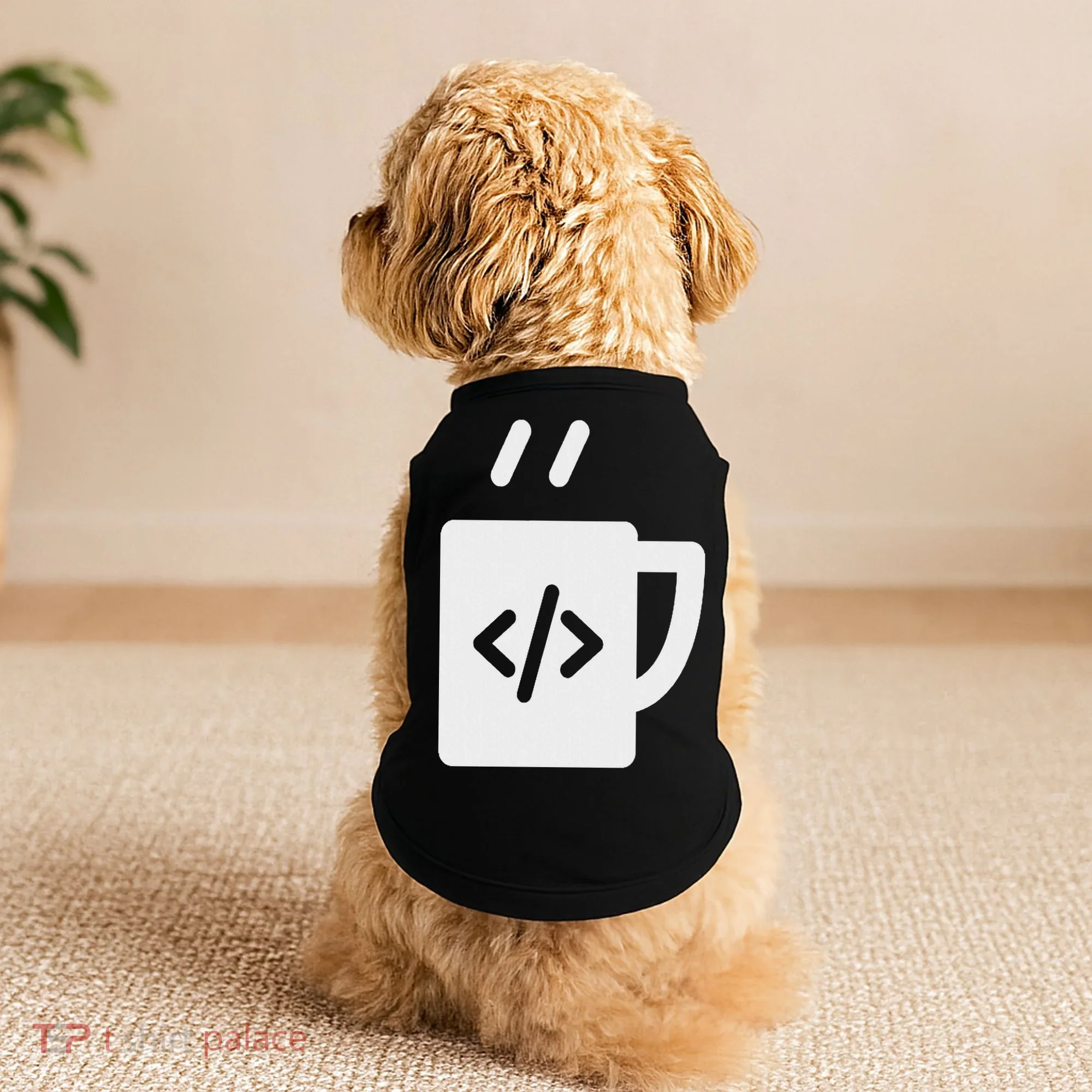 Front End & Back End Co Javascript Code Coffee Developer Programmer Doggie Tank